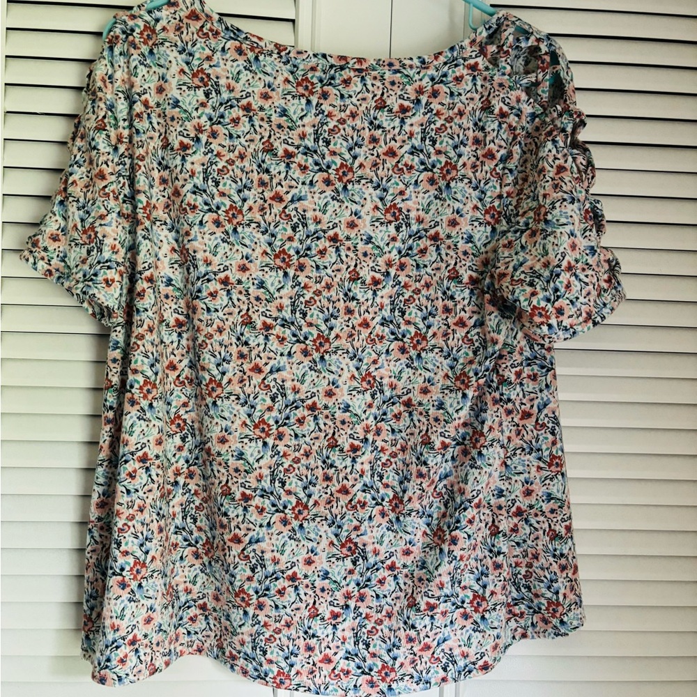 Iz Byer Multicolor Floral Blouse